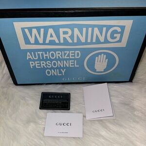Authentic GUCCI Shoe Box with Gucci